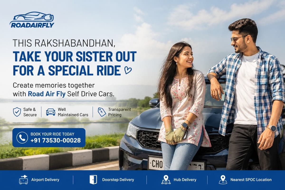 Road Air Fly self drive car rental in Chandigarh starting at ₹1,200 per day with SUV for city and outstation trips