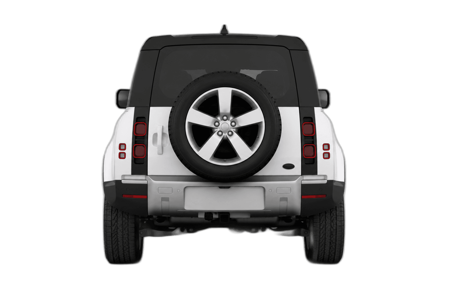 Land Rover Defender, rear view