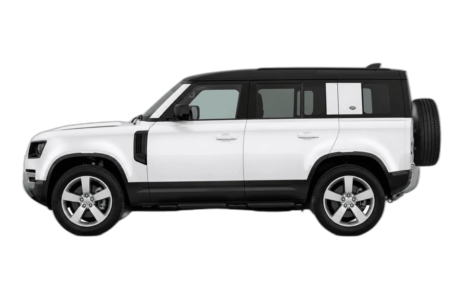 Land Rover Defender, side view