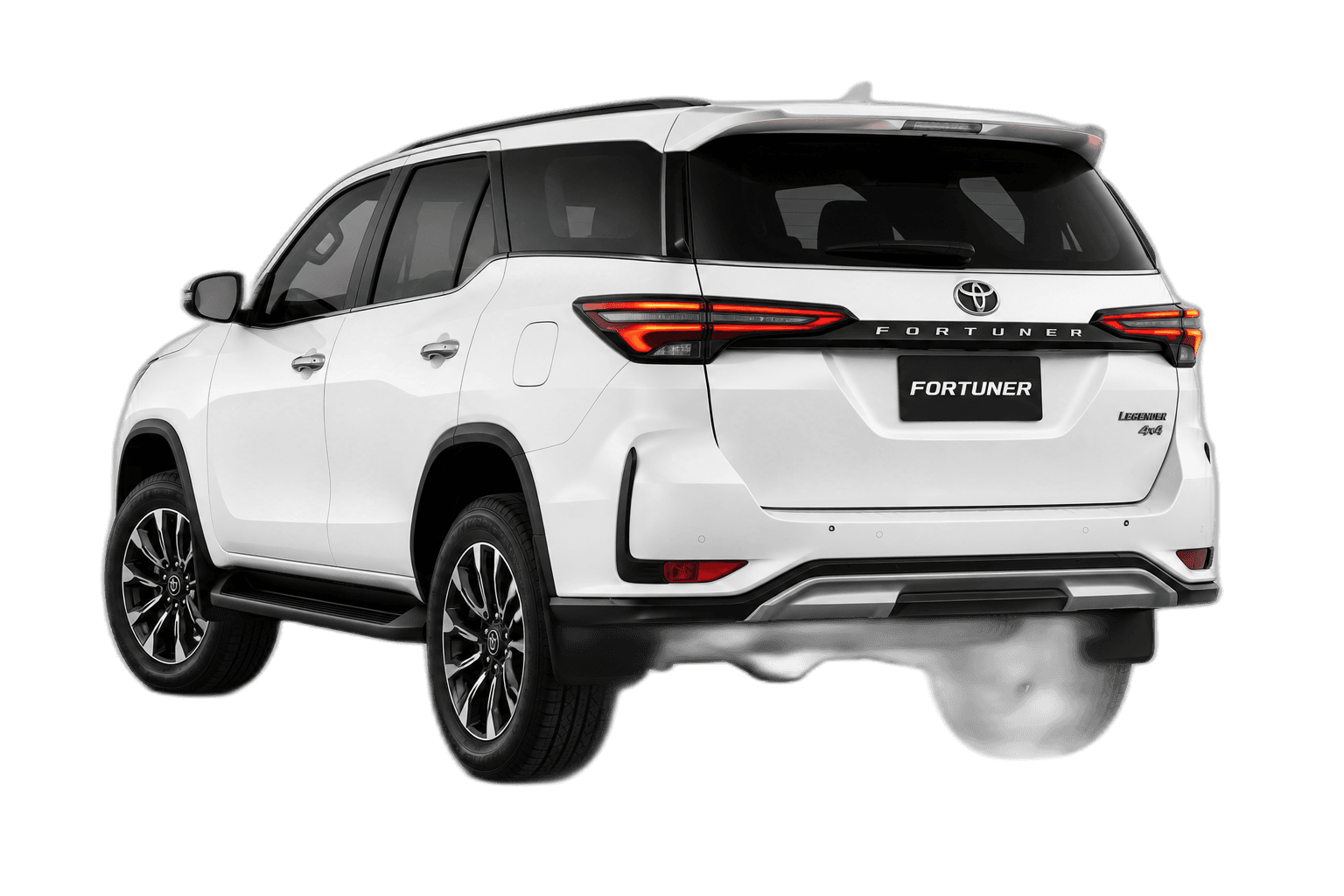 Toyota Fortuner AT, rear view
