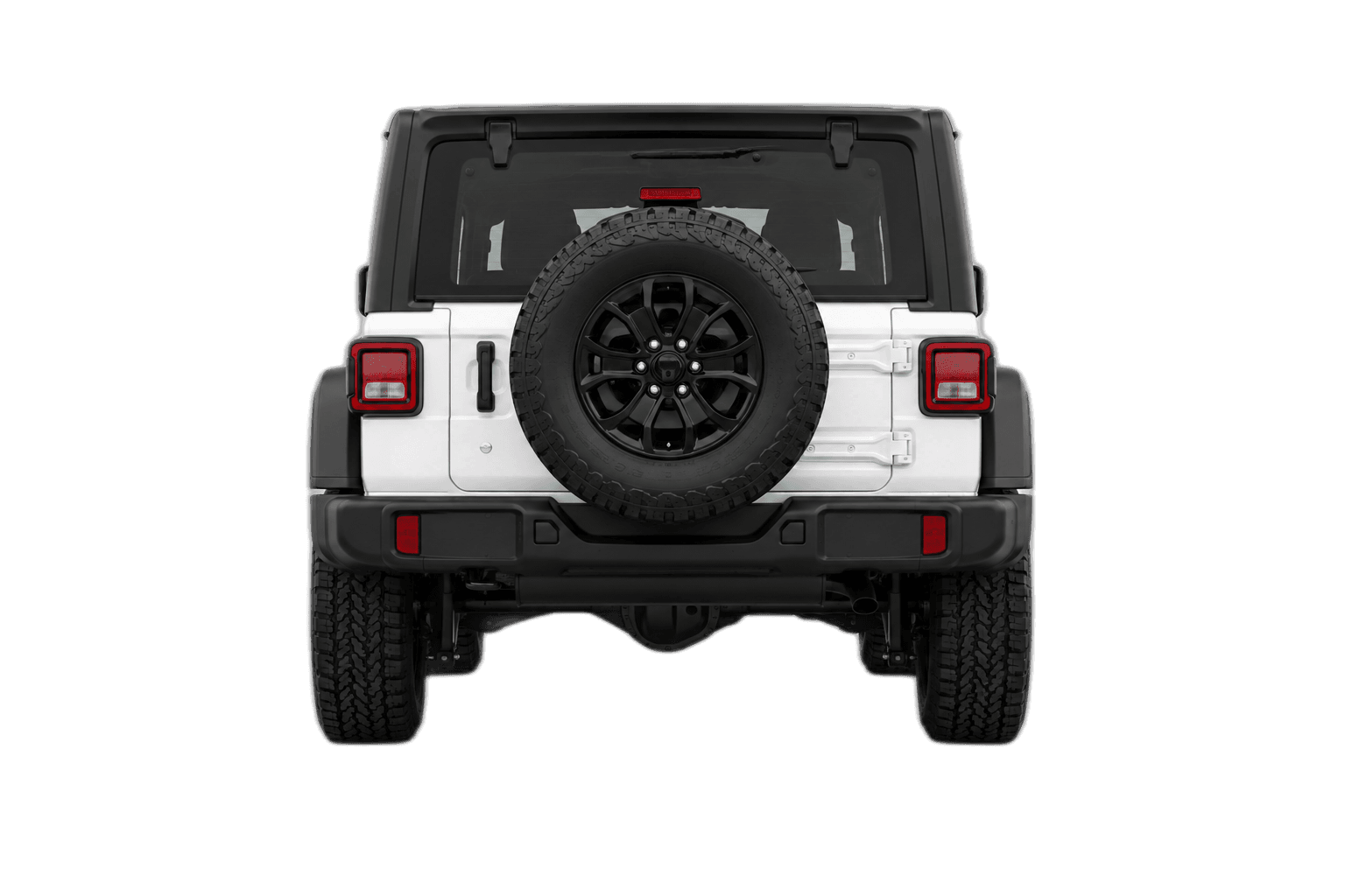 Jeep Wrangler Rubicon, rear view