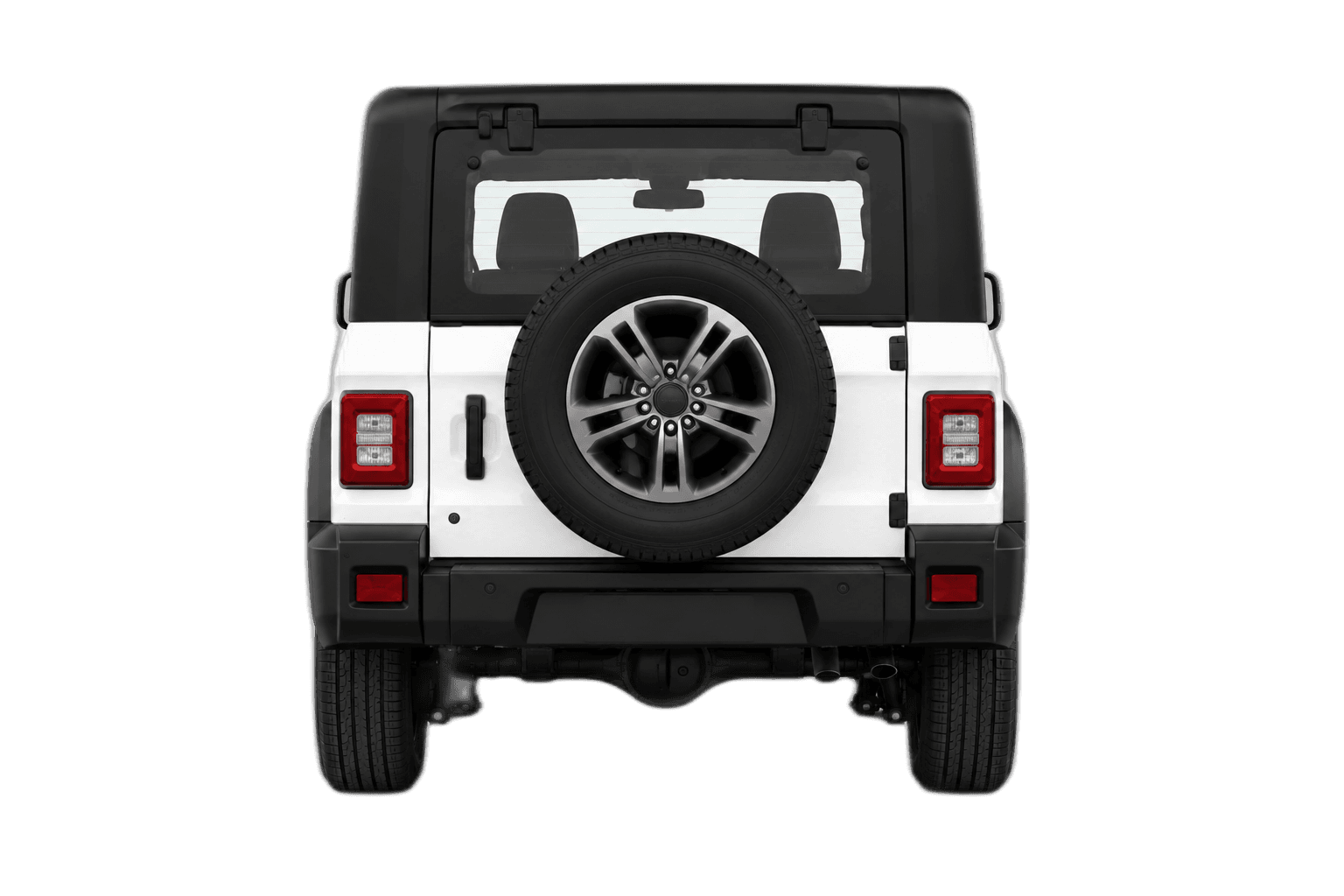Mahindra Thar, rear view