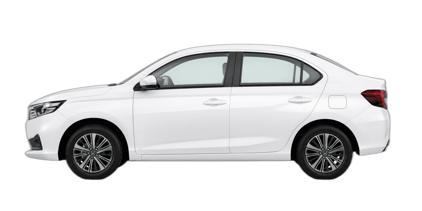 Honda Amaze AT, side view