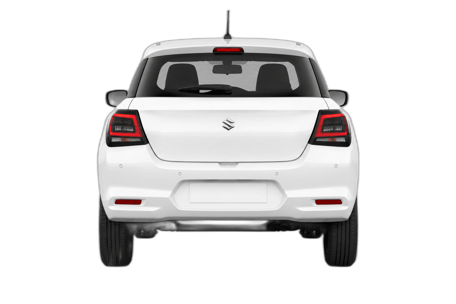Maruti Swift, rear view